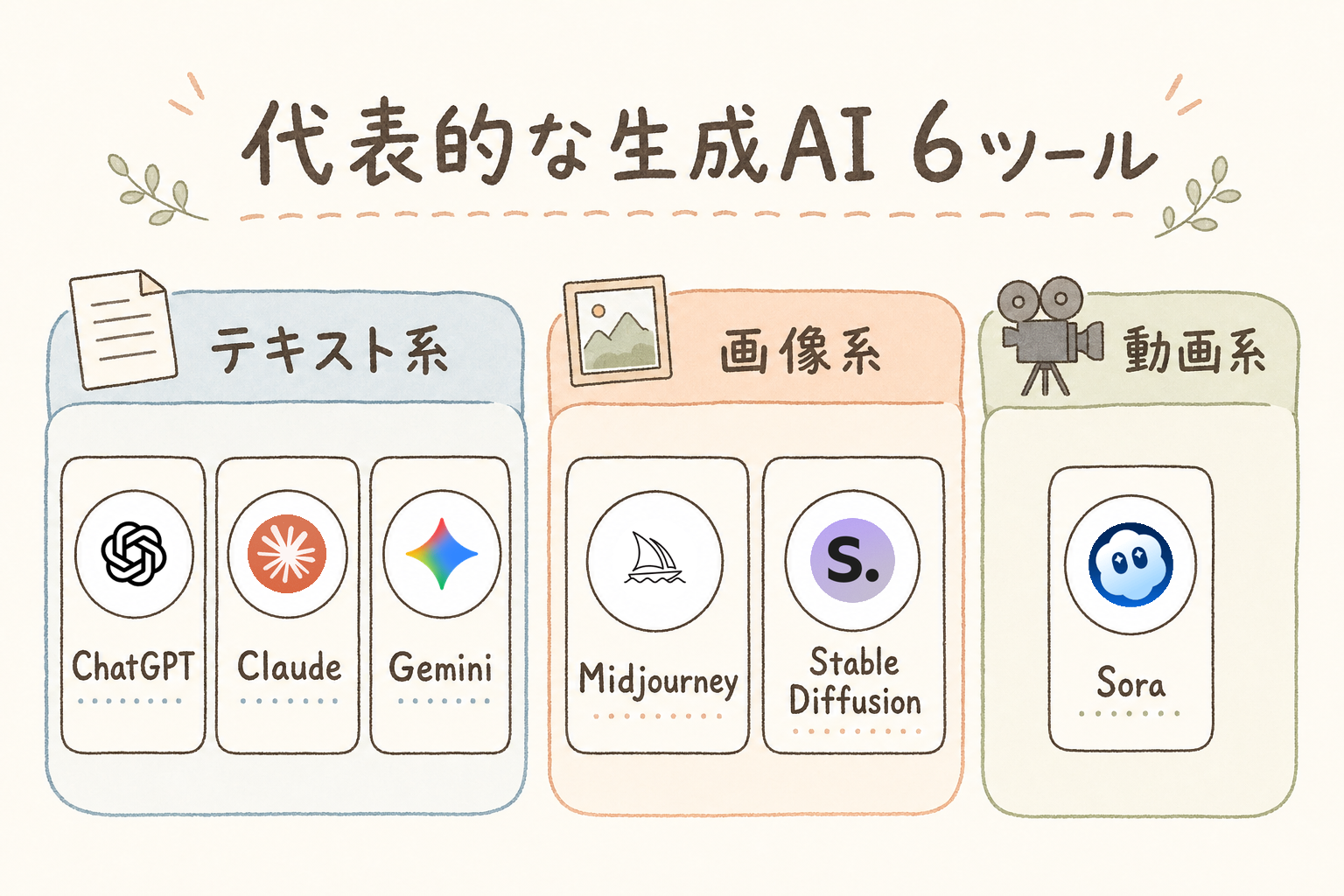 代表的な生成AIツールを紹介するKay