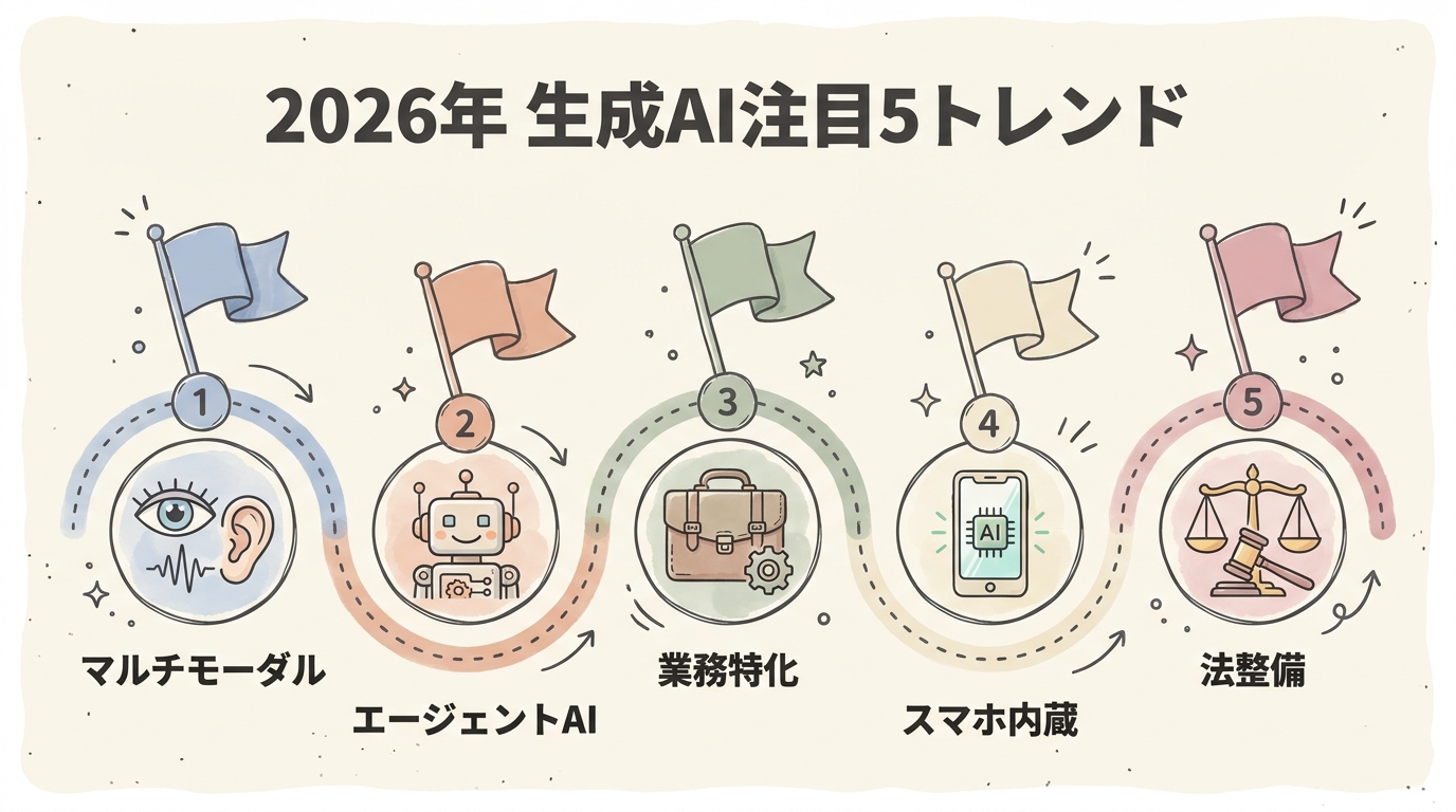 2026年の生成AIトレンドロードマップ