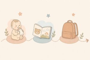 年齢別 子育てAI活用術15選マップ